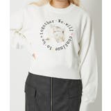 《ネコプリント×ドライタッチ》レディース ニットプルオーバー 長袖 | GORGE  | 詳細画像2 