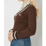 《ドッキング×フェイクレイヤード》レディース 細ケーブル ニット | GORGE  | 詳細画像12 