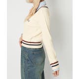 《ドッキング×フェイクレイヤード》レディース 細ケーブル ニット | GORGE  | 詳細画像5 