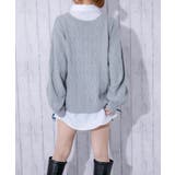 レディース ケーブルニット チュニック | GORGE  | 詳細画像8 