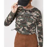 《メイサイ×ラインストーン×ドローコード》レディース 長袖カットソー ミリタリー… | GORGE  | 詳細画像5 