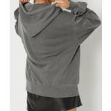 《アップリケ×刺繍×ストーン装飾》レディース 裏毛 ジップパーカー | GORGE  | 詳細画像9 