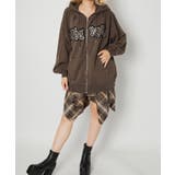 《アップリケ×刺繍×ストーン装飾》レディース 裏毛 ジップパーカー | GORGE  | 詳細画像11 