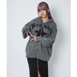 《ビッグスターアップリケ》レディース 裏毛 ジップパーカー | GORGE  | 詳細画像8 