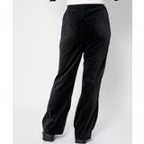 《ベロア×フレアシルエット》レディース ロゴ刺繍パンツ セットアップ対応 秋冬 | GORGE  | 詳細画像4 