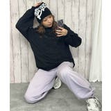 ラベンダー | 《裾ドロスト×ゆるストレート》レディース スウェットパンツ カーブシルエット | GORGE 