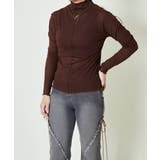 《透け感×メロウフリル》レイヤード主役トップス/華奢見えハイネック | GORGE | 詳細画像5