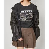 ブラック | 《フェイクレザー見え×ゆるシルエット》一枚でサマ見え!合皮風ポンチジャケット | GORGE