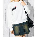 《ロゴ×ハート刺繍》レディース 裏毛スウェット 短丈プルオーバー | GORGE  | 詳細画像10 