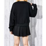 《ロゴ×ハート刺繍》レディース 裏毛スウェット 短丈プルオーバー | GORGE  | 詳細画像4 