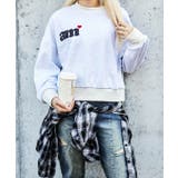 《ロゴ×ハート刺繍》レディース 裏毛スウェット 短丈プルオーバー | GORGE  | 詳細画像5 