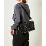 ブラック | 《高見えレザー風×万能サイズ》エレガンス２ＷＡＹボストンバッグ ショルダー ハン… | GORGE 