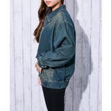 レディース デニムブルゾン ジャケット | GORGE | 詳細画像3