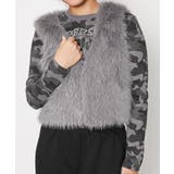 チャコール | 《ふわモコ×ショート丈》レディース フェイクファー ベスト 秋冬アウター | GORGE 