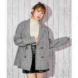 グレンチェック | 《チェック柄×ダブルテーラー》レディース ジャケット 羽織り | GORGE 