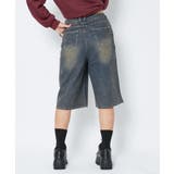 《ヴィンテージ加工×ラフシルエット》レディース デニム ハーフパンツ | GORGE  | 詳細画像6 