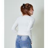 《レースアップ×レイヤード風レース》映えトップス	 | GORGE  | 詳細画像4 