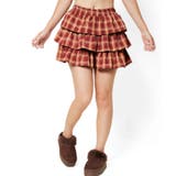 《ドロストシャツ×フリルスカート》チェック柄 セットアップ インナーパンツ付き | GORGE  | 詳細画像7 