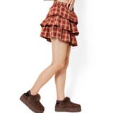 《ドロストシャツ×フリルスカート》チェック柄 セットアップ インナーパンツ付き | GORGE  | 詳細画像9 