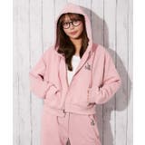 ピンク | レディース ジップアップパーカー 長袖 | GORGE