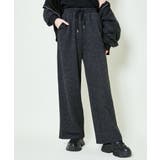 《きらめくラメ刺繍×リラックスシルエット》裏毛スウェットパンツ ワイドフィット … | GORGE  | 詳細画像5 