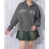 レディース ジップパーカー 裏毛 | GORGE  | 詳細画像7 