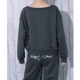 《カモフラロゴ×オフショルゆるシルエット》レディース 裏毛 クルーネックスウェッ… | GORGE  | 詳細画像9 