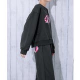《カモフラロゴ×オフショルゆるシルエット》レディース 裏毛 クルーネックスウェッ… | GORGE  | 詳細画像12 