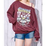 ボルドー | 《ロックバニー×ワンショル》レディース 裏毛 ピグメント スウェット 春秋冬 | GORGE