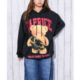 《ビッグくまプリント×ボアフェイクバッグ付き》レディース 裏毛 パーカー | GORGE  | 詳細画像11 