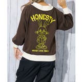 《オフショル×バックうさぎ刺繍》レディース 裏毛 スウェット | GORGE  | 詳細画像1 