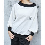 《オフショル×バックうさぎ刺繍》レディース 裏毛 スウェット | GORGE  | 詳細画像6 