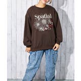 《花刺繍×ロゴ》レディース 裏毛スウェット プルオーバー カジュアル 春秋冬 | GORGE  | 詳細画像6 