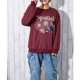 《花刺繍×ロゴ》レディース 裏毛スウェット プルオーバー カジュアル 春秋冬 | GORGE  | 詳細画像11 