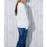 《花刺繍×ロゴ》レディース 裏毛スウェット プルオーバー カジュアル 春秋冬 | GORGE  | 詳細画像20 