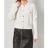 《上品ゴールドボタン×美シルエット》クラシカルな長袖ニットカーディガン | GORGE  | 詳細画像5 