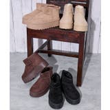 《厚底×ショート丈》レディース フェイクムートンブーツ 裏ボア 防寒 冬 | GORGE  | 詳細画像1 