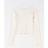 《フロントレースアップ×リブニット》レディース 長袖トップス 美シルエット | GORGE  | 詳細画像13 