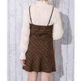 《起毛チェック柄》レディース キャミワンピ チュニック レイヤード 秋冬 | GORGE  | 詳細画像7 