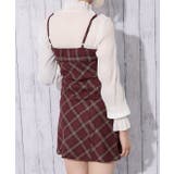 《起毛チェック柄》レディース キャミワンピ チュニック レイヤード 秋冬 | GORGE  | 詳細画像10 