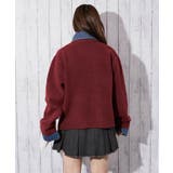 《デニム衿×フェイクレイヤード》レディース ニットトップス ミドル丈 秋冬 | GORGE  | 詳細画像16 