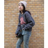 《アメリカフラッグジャガード×メランジ風》レディース 短丈ニット トップス | GORGE  | 詳細画像7 