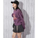 《アメリカフラッグジャガード×メランジ風》レディース 短丈ニット トップス | GORGE  | 詳細画像15 