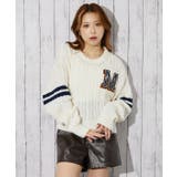 アイボリー | レディース ケーブルニット ショート丈 | GORGE 