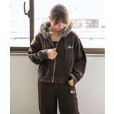 《フードファー×スウェット素材》レディース 裏起毛 ジップパーカー | GORGE  | 詳細画像8 
