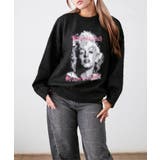 《ふんわり起毛タッチ》レディース ロゴ ジャカードニット プルオーバー 秋冬 | GORGE  | 詳細画像9 