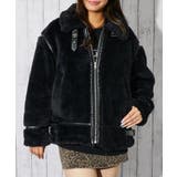 《ビッグシルエット×ボア》レディース フライトジャケット 冬アウター | GORGE | 詳細画像1