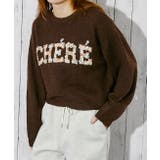 《ロゴ×ふわもこ質感》レディース ブラシヤーン 短丈ニット | GORGE  | 詳細画像1 