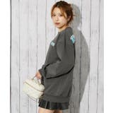 《バックロゴ×デイジープリント》レディース 裏起毛 スウェット | GORGE  | 詳細画像3 