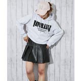 《サイドドロスト×カレッジロゴ》レディース 裏起毛 パーカー | GORGE  | 詳細画像9 